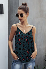 Load image into Gallery viewer, Leopard V-Neck Camisole
