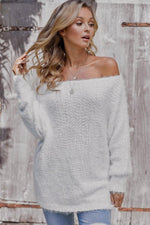 Load image into Gallery viewer, Loose Off Shoulder Sweater
