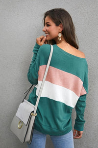High Neck Batwing Sleeve Sweater