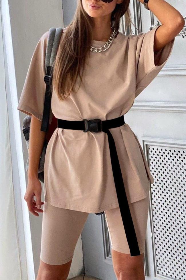 Loose Home Leisure Two Piece Suit