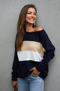 High Neck Batwing Sleeve Sweater