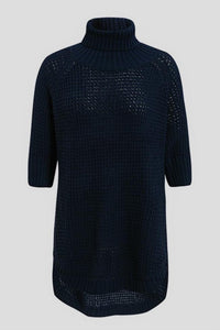 Half Sleeve Turtleneck Sweater