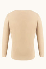 Load image into Gallery viewer, Ruffle Round Neck Long Sleeve Top
