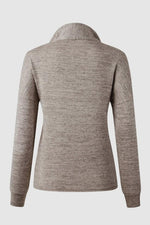 Load image into Gallery viewer, Plain High Neck Zipper Sweatshirt
