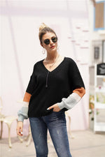 Load image into Gallery viewer, Simple Round Neck Loose Sweater
