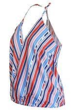 Load image into Gallery viewer, Strap V-Collar Striped Joker Vest

