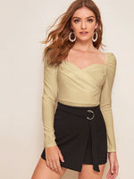 Load image into Gallery viewer, Wrap Front Sweetheart Top
