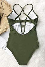 Load image into Gallery viewer, Ladies Vintage Lace One-Piece Swimsuit
