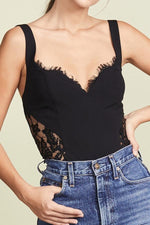 Load image into Gallery viewer, V-Neck Stitching Lace Vest
