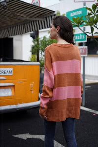 Simple Round Neck Long-Sleeve Sweater