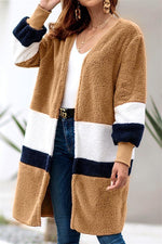 Load image into Gallery viewer, Soft Heart Long Fleece Cardigan
