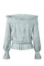 Load image into Gallery viewer, Casual Off Shoulder Lace Blouse
