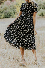 Load image into Gallery viewer, Floral Detail Midi Dresses
