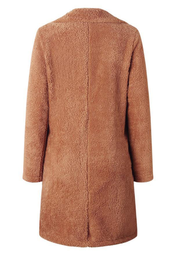 Feeling Of Warmth Faux Fur Longline Coat