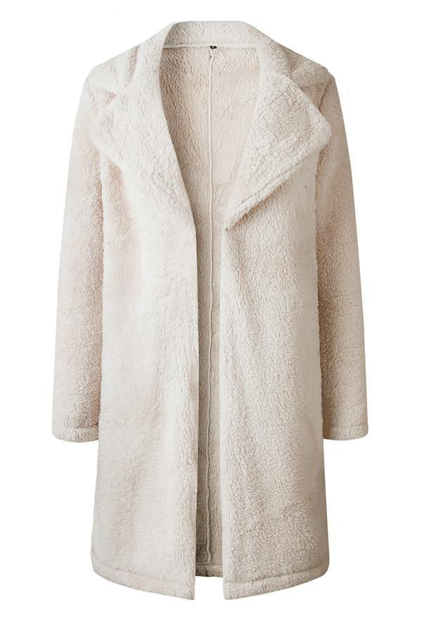 Feeling Of Warmth Faux Fur Longline Coat