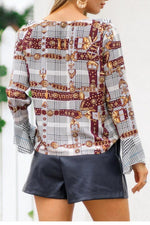 Load image into Gallery viewer, Streetwear Flounce Sleeve Loose Shirt
