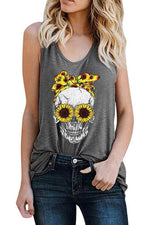 Load image into Gallery viewer, Sunflower Skeleton Vest
