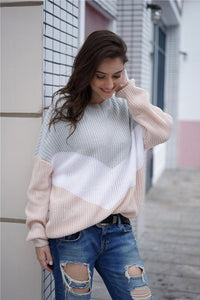 Drop Shoulder Long-Sleeve Sweater