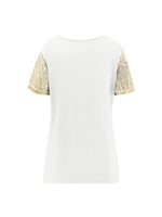 Load image into Gallery viewer, Leisure V-Neck Sequin Tee
