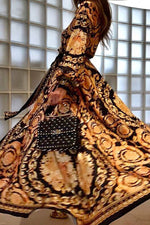 Load image into Gallery viewer, Boho V-neck Lace-up Vintage Printed Dress
