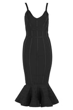 Load image into Gallery viewer, Chic Black Mermaid Party Cocktail Bandage Dress

