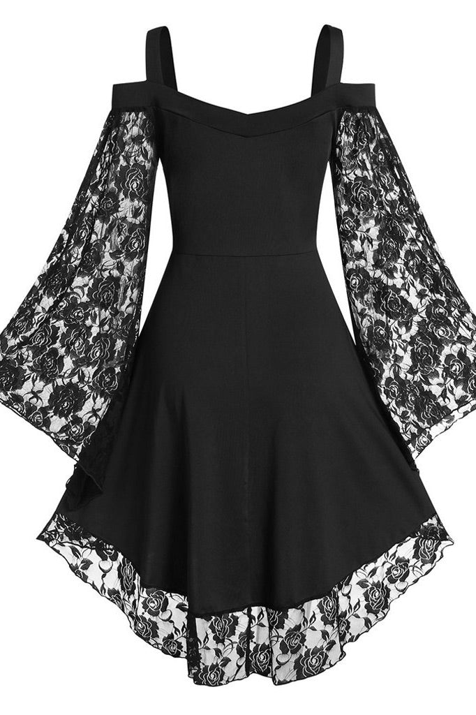 Chic Short Mini Long Sleeve A-Line Party Little Black Dress