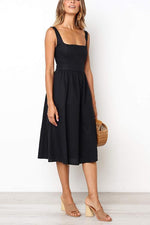 Load image into Gallery viewer, Square Neck Slip Maxi Dress
