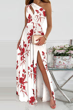 Load image into Gallery viewer, Cut Out One Shoulder Maxi Dress
