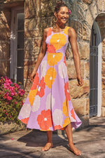 Load image into Gallery viewer, Fashion Print Sleeveless Beach Maxi Dress
