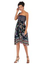 Load image into Gallery viewer, Floral Strapless Tie Front Maxi Dress
