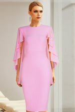 Load image into Gallery viewer, Knee Length Pink Cocktail Party Dresses
