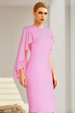 Load image into Gallery viewer, Knee Length Pink Cocktail Party Dresses
