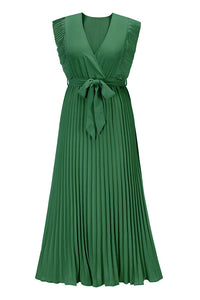 Lilac A-Line Sleeveless V-Neck Maxi Dress