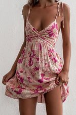Load image into Gallery viewer, Floral Print Slip Mini Dress
