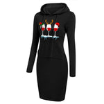 Load image into Gallery viewer, Womens Christmas Sweatshirt Dresses Oversized Xmas Pullover Dress
