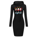Load image into Gallery viewer, Womens Christmas Sweatshirt Dresses Oversized Xmas Pullover Dress
