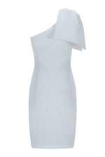 Load image into Gallery viewer, One Shoulder Bowknot Shoulder Bandage Dress
