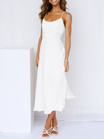 Load image into Gallery viewer, Womens Summer Maxi Dress Sleeveless Ruched Beach Long Dress
