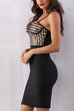 Load image into Gallery viewer, Sequin Spliced Sleeveless Bandage Dress
