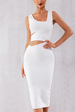 Load image into Gallery viewer, Sexy Cut Out Sleeveless Bandage Dress
