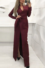 Load image into Gallery viewer, Fashion Long Prom Dress With Sleeves
