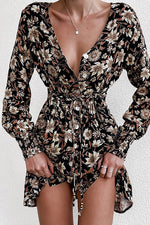 Load image into Gallery viewer, Sexy A-Line Black Long sleeve Party Dress
