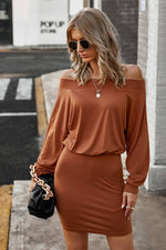 Load image into Gallery viewer, Sexy Mini Off-the-Shoulder Long Sleeve Party Dress

