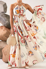 Load image into Gallery viewer, Sexy Print Long Maxi Beach Dress
