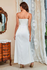Load image into Gallery viewer, Sexy White Sleeveless Prom Gown Evening Dress
