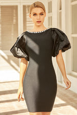 Load image into Gallery viewer, Short Sleeve Little Black Dress
