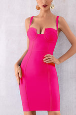 Load image into Gallery viewer, Solid Backless Mini Bandage Dress
