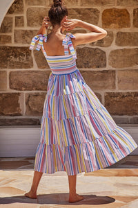 Summer Women's Holiday A-Line Print Dress