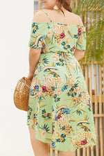 Load image into Gallery viewer, Plus Size Floral Print Casual Dress
