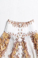 Load image into Gallery viewer, Boho Belt Print Swing Dress
